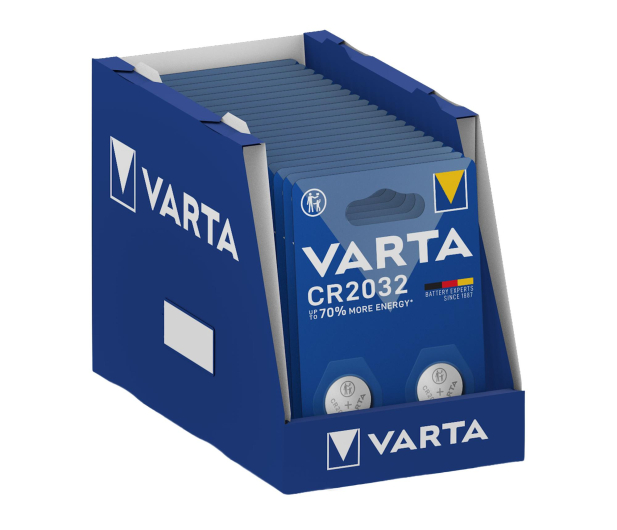 VARTA Litowe Baterie Pastylkowe CR2032 (2 szt.) 6032101402 - 1456632 - zdjęcie 2